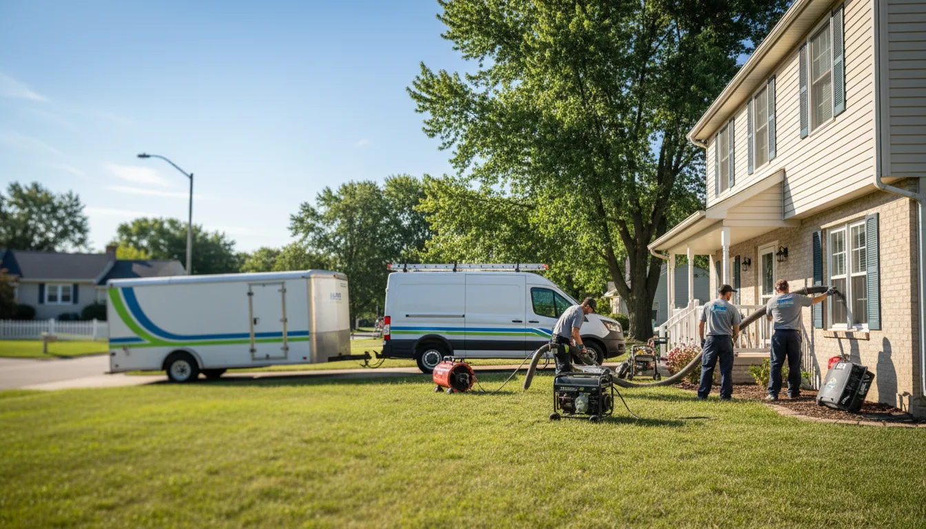 Flooded Basement Restoration And Cleanup With Repair in Fidelity, IL near me